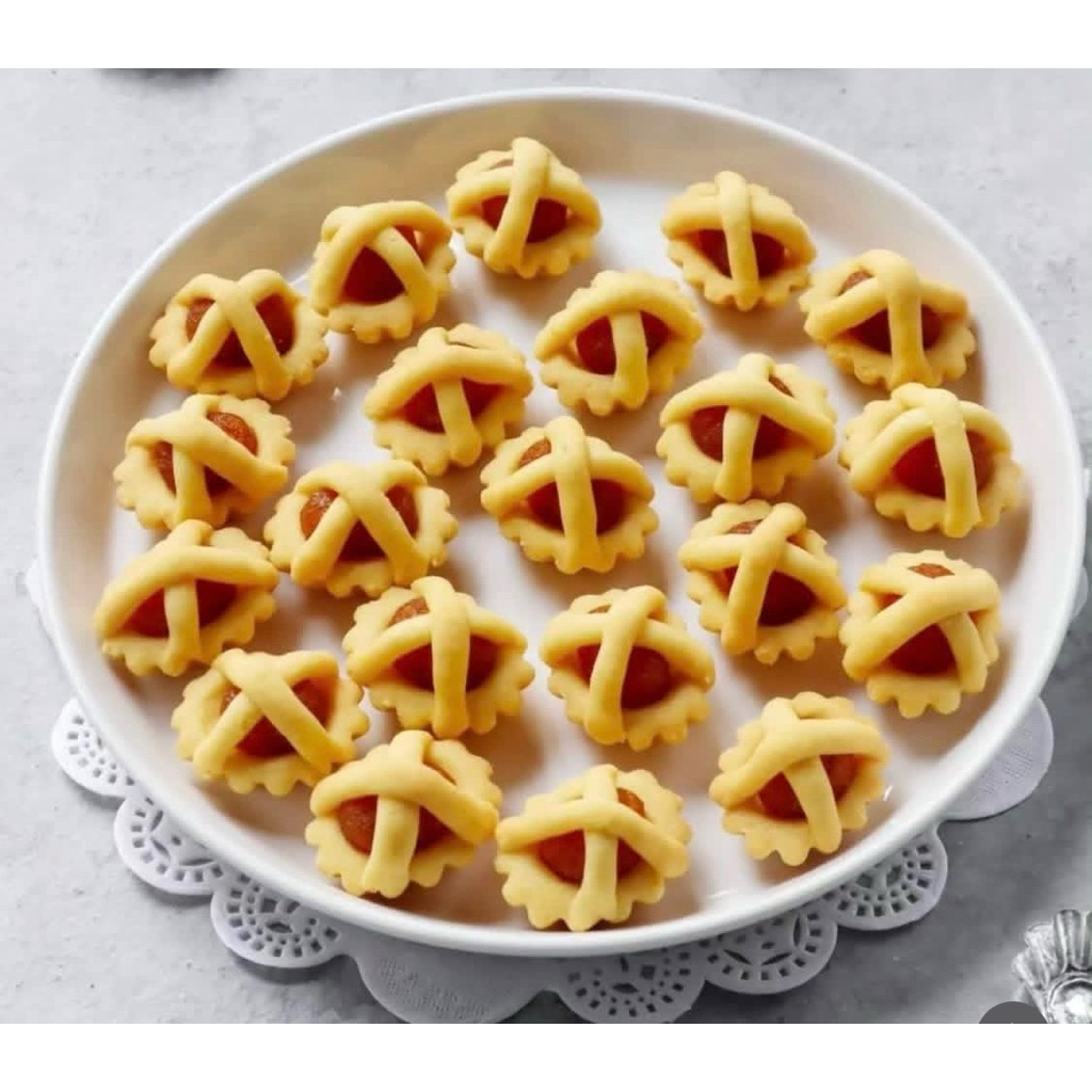 Nastar cookies keranjang lumer home made selai nanas asli 100% gula murni /nastar grosir/ nastar kil