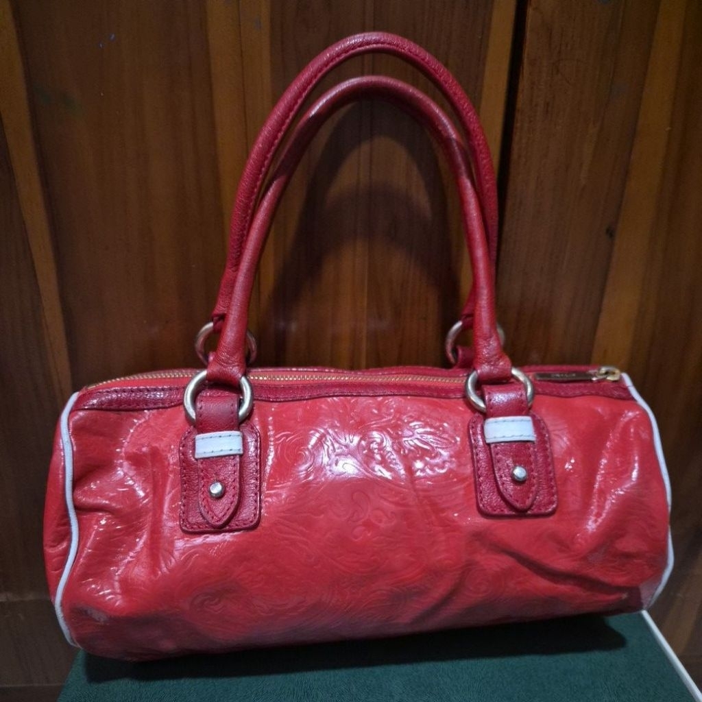 Tas tote tabung embos Etro