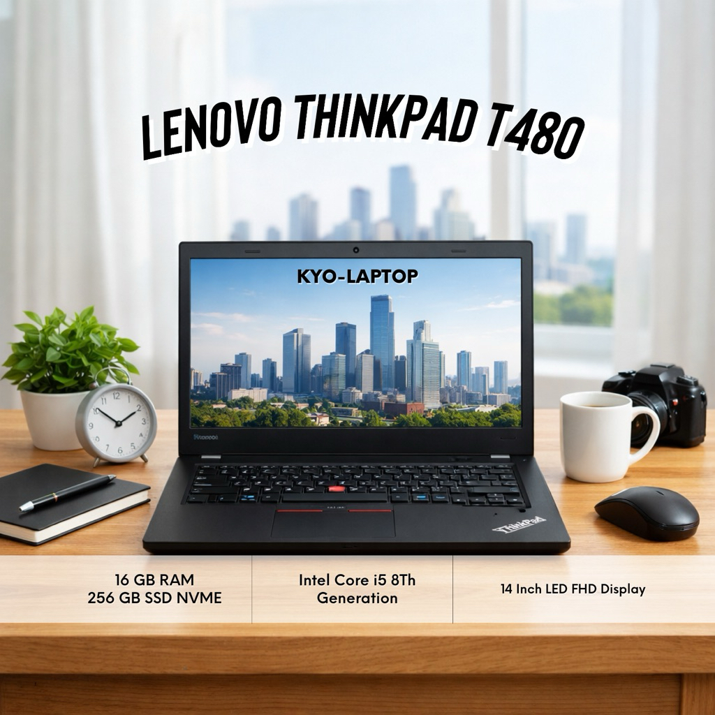 LAPTOP LENOVO THINKPAD T480 TOUCH SCREEN CORE I5 GEN 8 RAM 24 GB SSD 256 GB