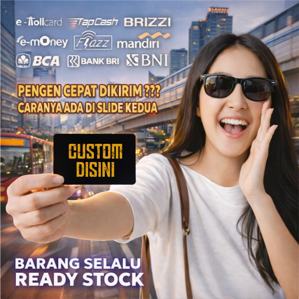Emoney, Flazz Gen 2, Brizzi, Tapcash, e-Wallet, Flazz Gen 2, E-money, Brizzi BRI, Tapcash BNI, ID Ca