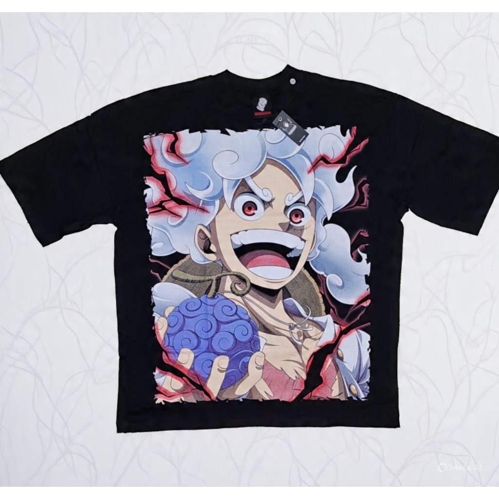 Kaos Bootleg Anime One Piece Liffy Nika
