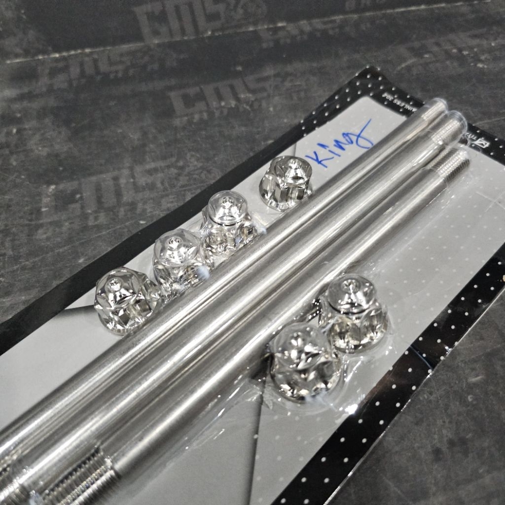 Full Set As Roda depan belakang As Swing arm Stainless P titanium P Tai Speed yamaha Rx king Origina