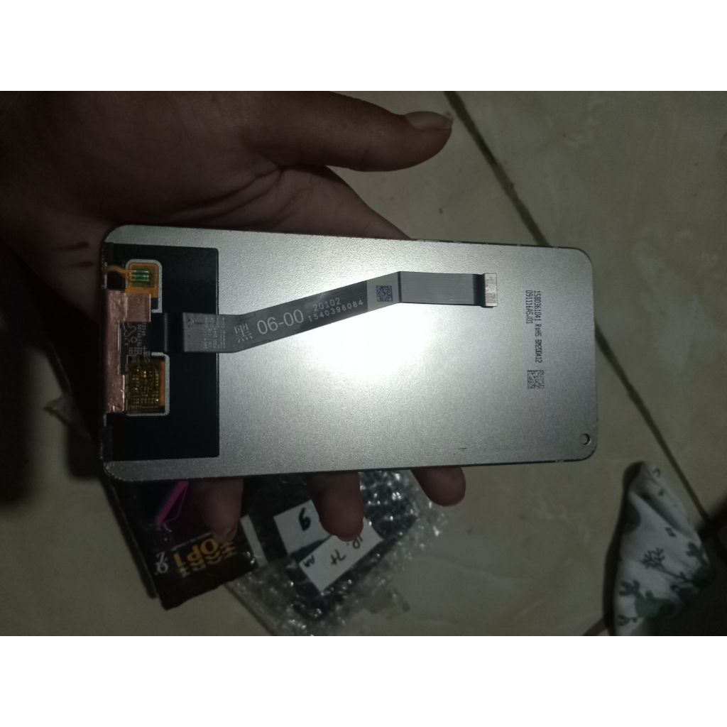 lcd ori redmi not 9 kaca retak ada tompel di layar