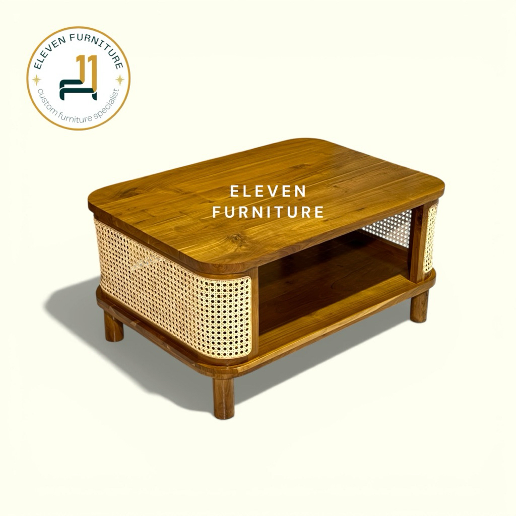 MEJA SOFA KURSI TAMU kayu jati cafe resto resort hotel rumah minimalis modern retro simpel japandi k