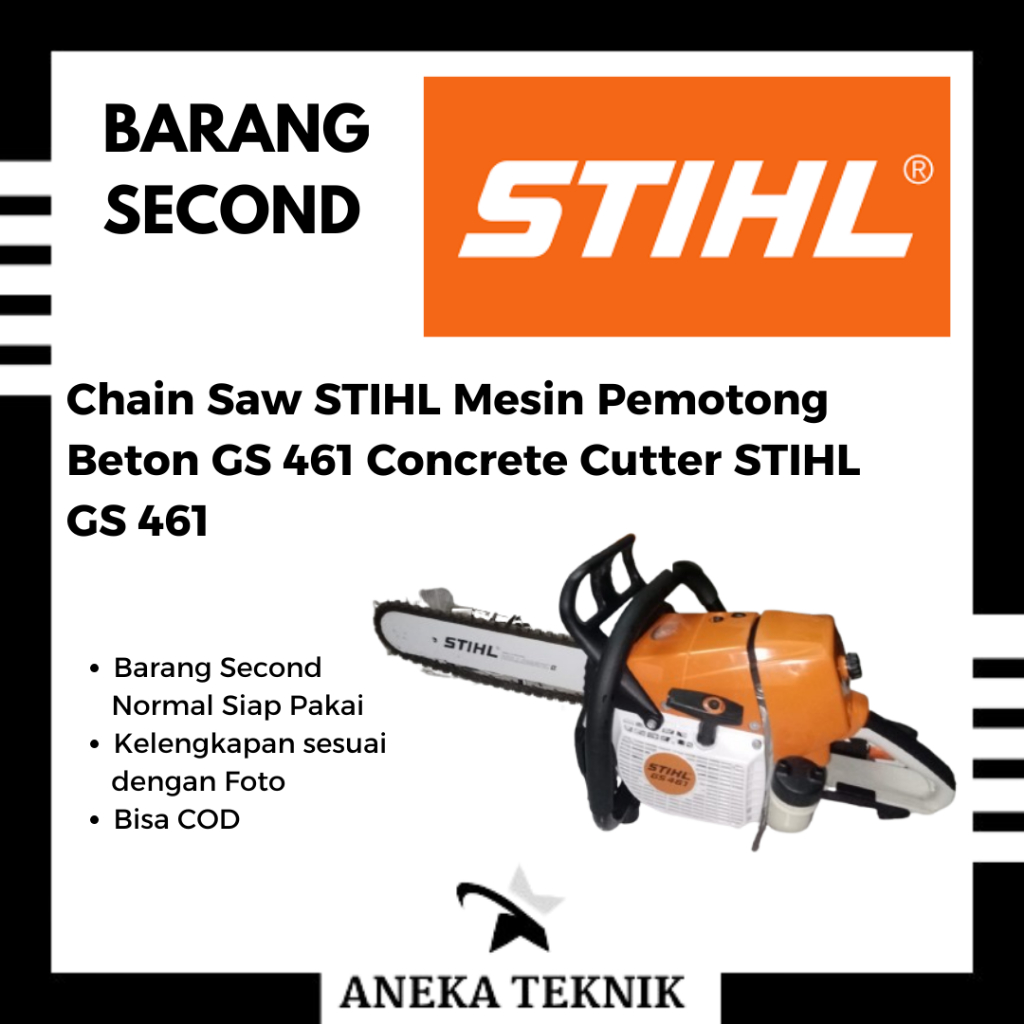 Chain Saw STIHL Mesin Pemotong Beton GS 461 Concrete Cutter STIHL GS 461