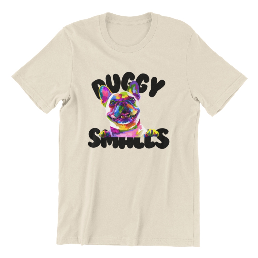 Spawn Industries T-Shirt PUGGY SMALLS Kaos Fashion Casual Streetwear High Quality Cotton 100% Aesthe