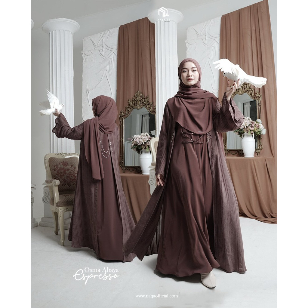 Osma Abaya Original by Naqa.id|Abaya Ala Arabian style