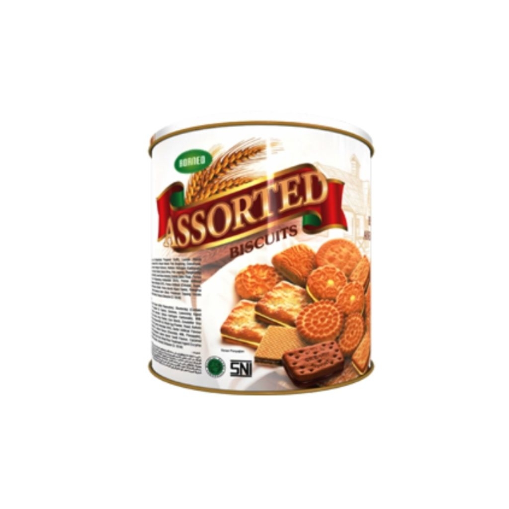 Borneo Biscuit Assorted kaleng 300gr