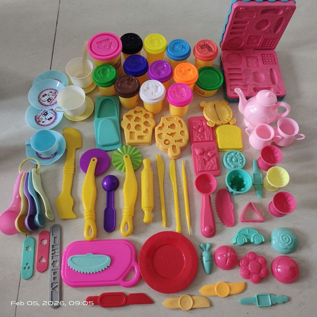 Mainan playdough cetakan playdough