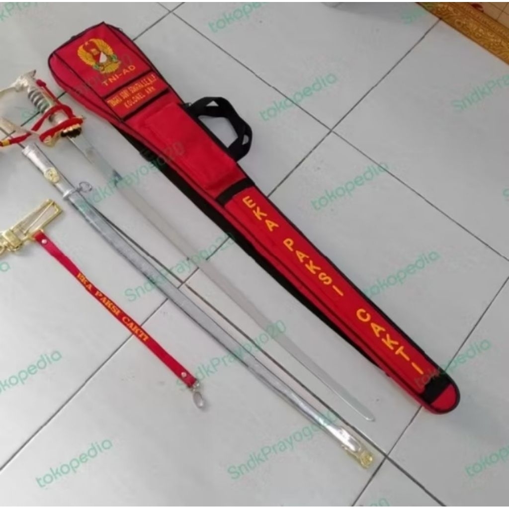 Pedang Pora Pamen semua kesatuan Full sepuh Emas