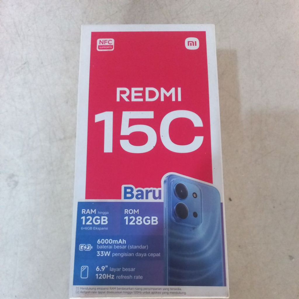 kotak HP Redmi 15 C.Box Hp Redmi 15 C.