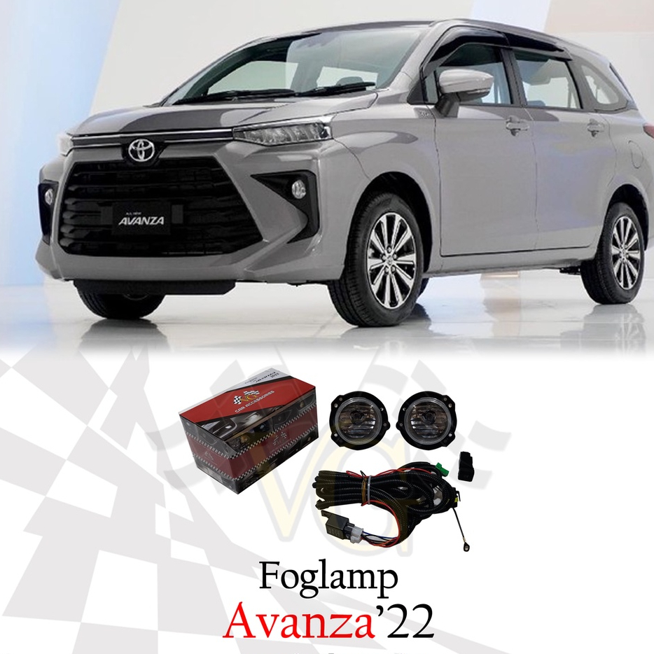 Lampu Foglamp Avanza 2022-2025 Lampu Kabut Kabel Set Avanza Xenia Lampu Depan Foglamp