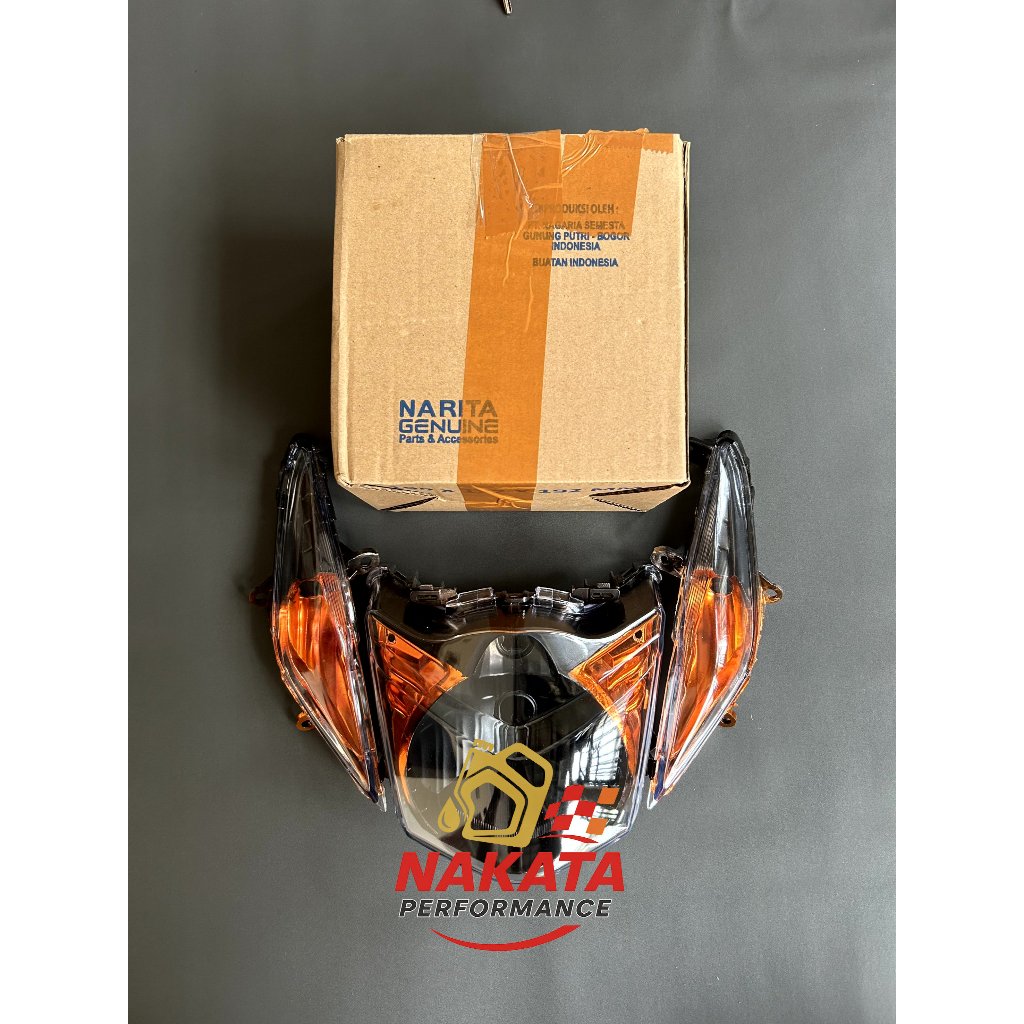 Reflektor 1 Set Lampu Depan Beat Karbu Custom