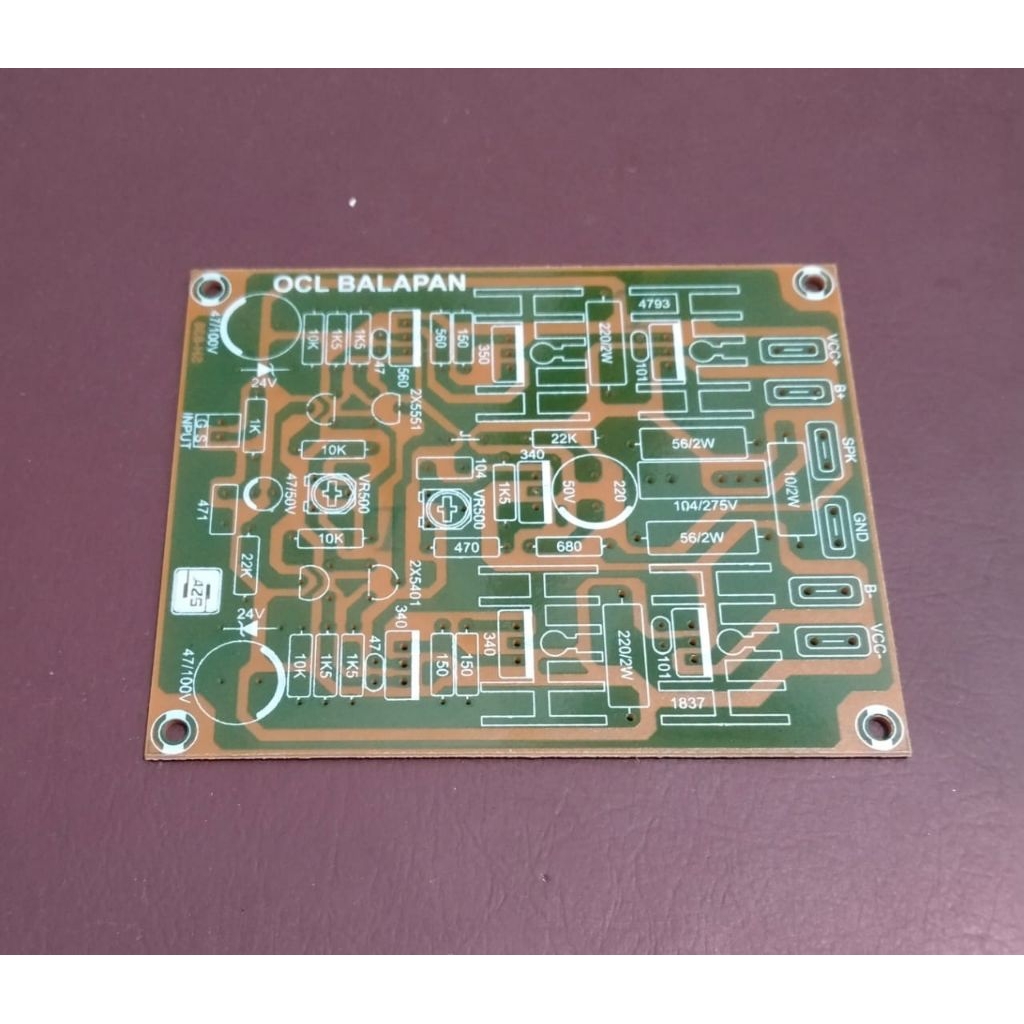 PCB Driver OCL Balapan Simetris Bias Servo