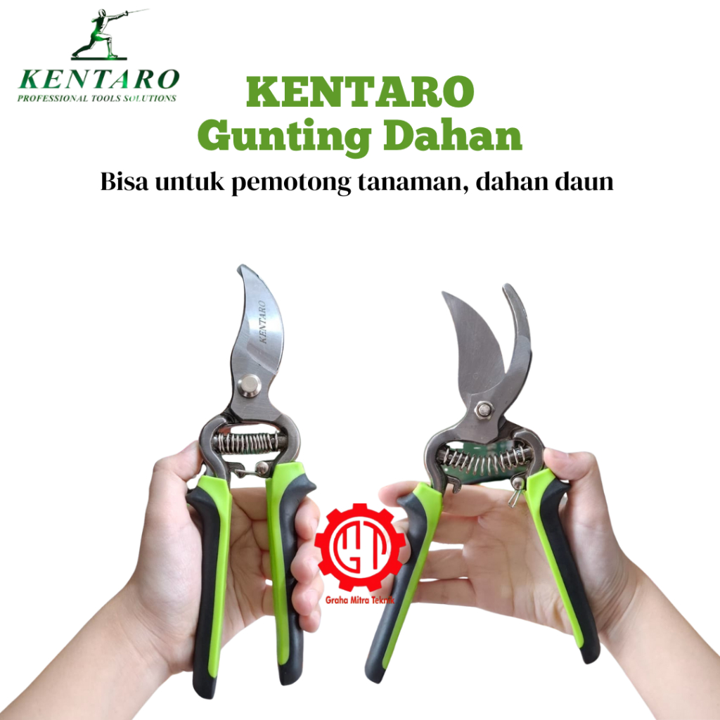 Gunting Dahan KENTARO 8" Pemotong Tanaman / Gunting DahanJapan Quality