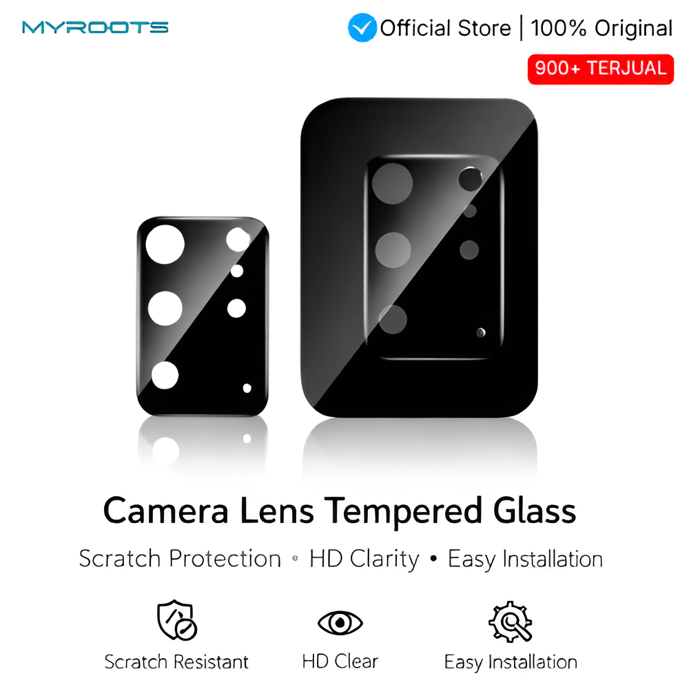 Myroots 3D Tempered Glass Camera Kamera Samsung A73 A53 A33 A13 A72 A52 A52S A71 A51 A32 A22 A12 M12