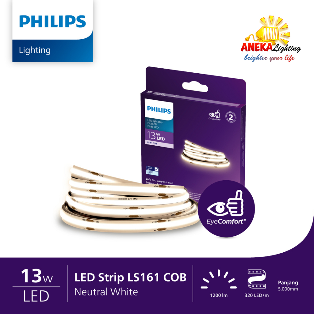 Philips LS161 13W Led Strip COB320 5M 24V