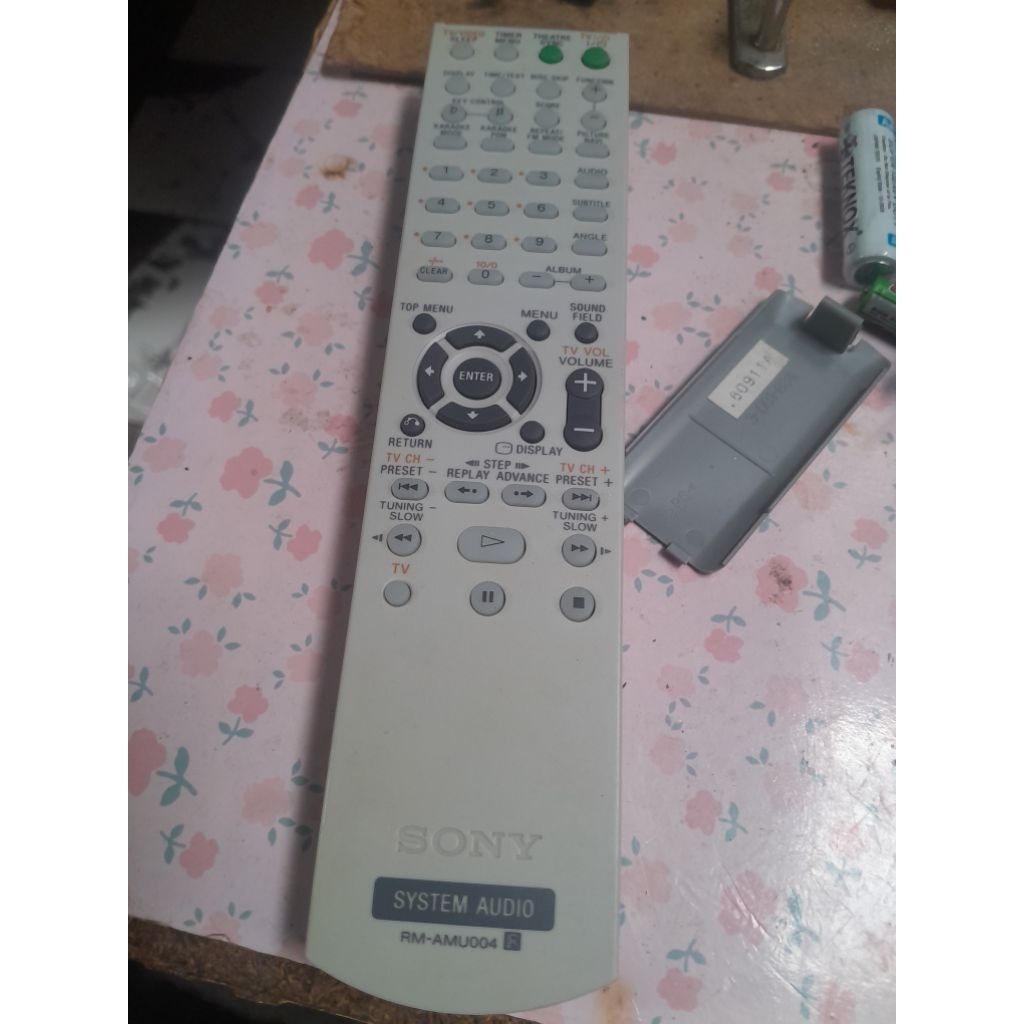 remote system audio SONY RM-AMU004
