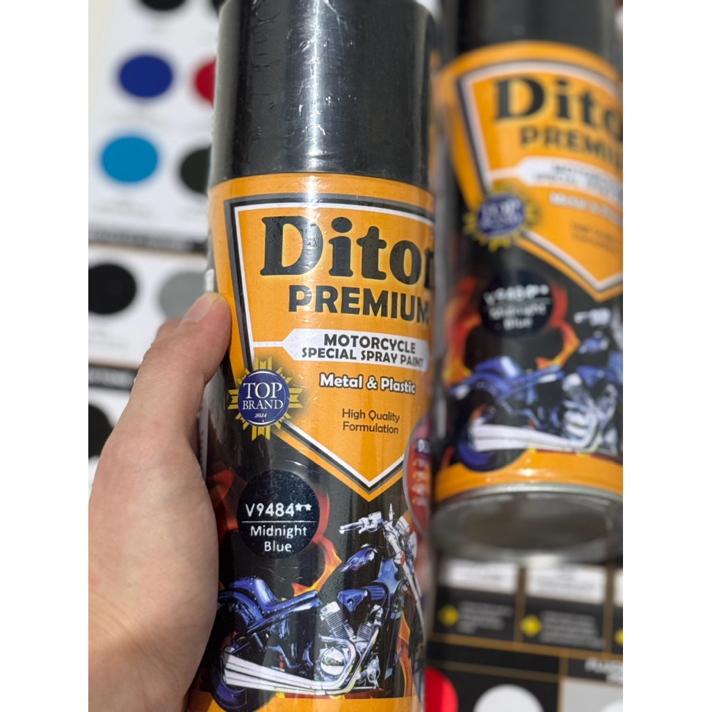 Pilox Diton Premium Paket Midnight Blue** || Cat Semprot Body Motor Velg Motor&Mesin Motor
