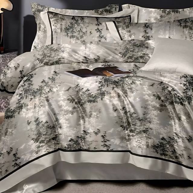 Biosibedding Sprei Bedcover Sutra Organik 100s Motif Abstrak - Sprei Bedcover Duvet cover Quilt Cust