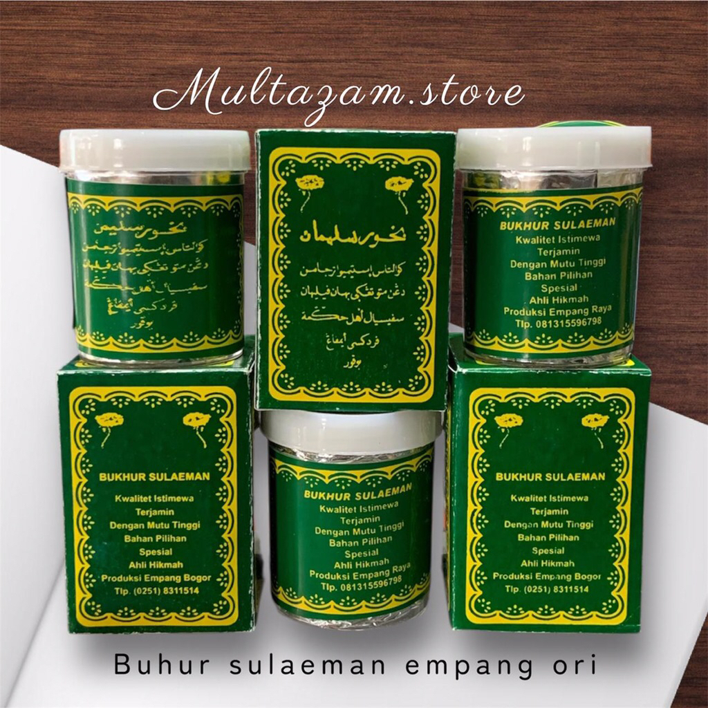 buhur bukhur sulaeman empang premium original