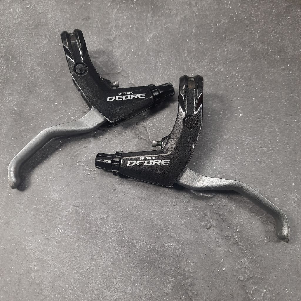 Shimano Deore V Brake BL-M590 Brake Lever Pair - Tuas Rem V-Brake Shimano Deore M590 Sepasang