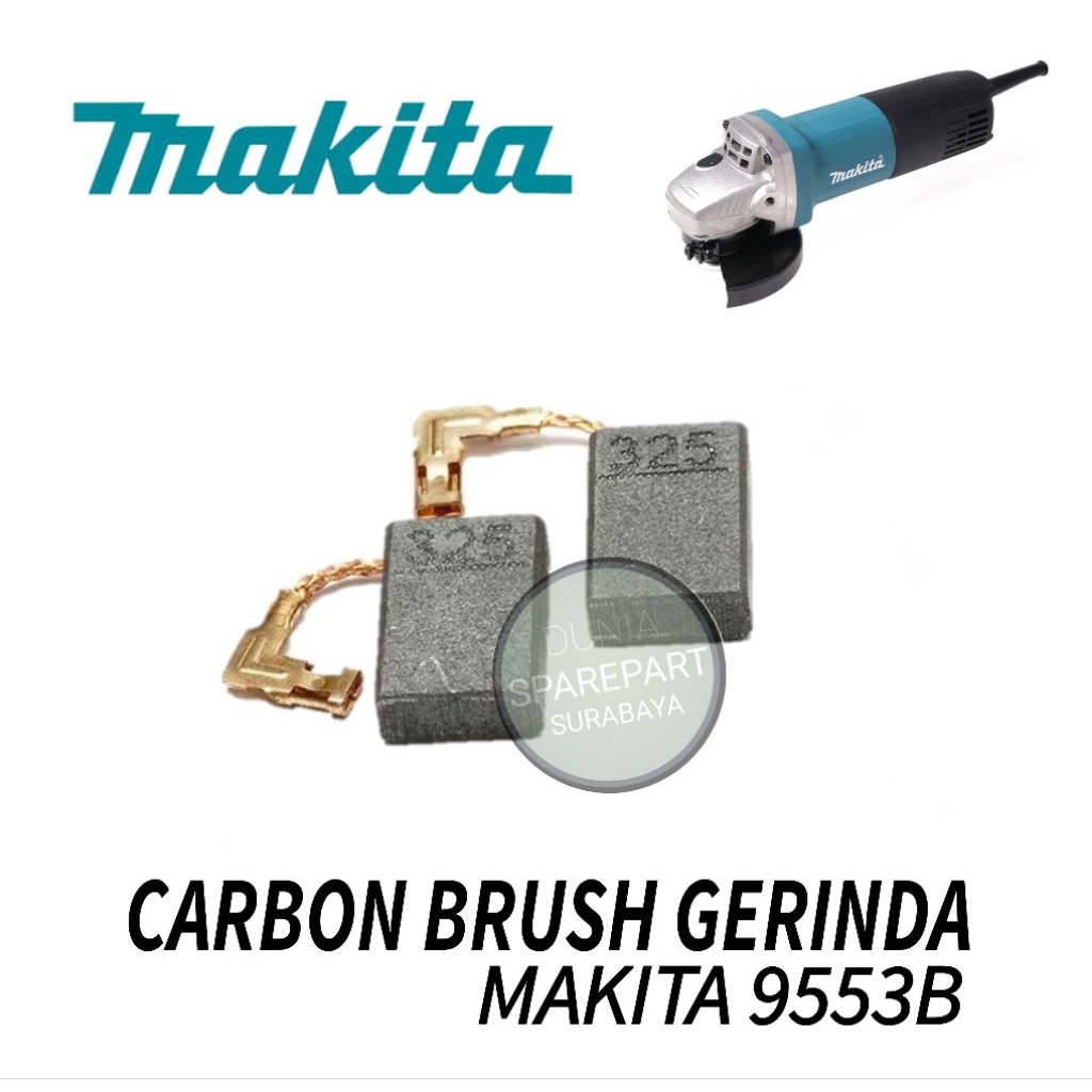 Carbon Brush Mesin Gerinda Makita Type 9553B
