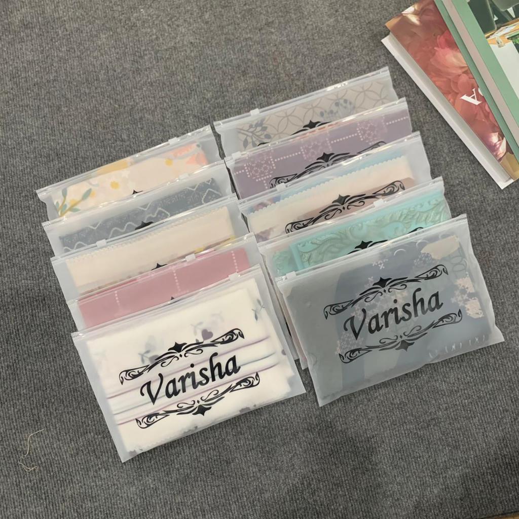 Aisyah - (10pcs) Hijab Varisha Motif Pouch Eksklusif