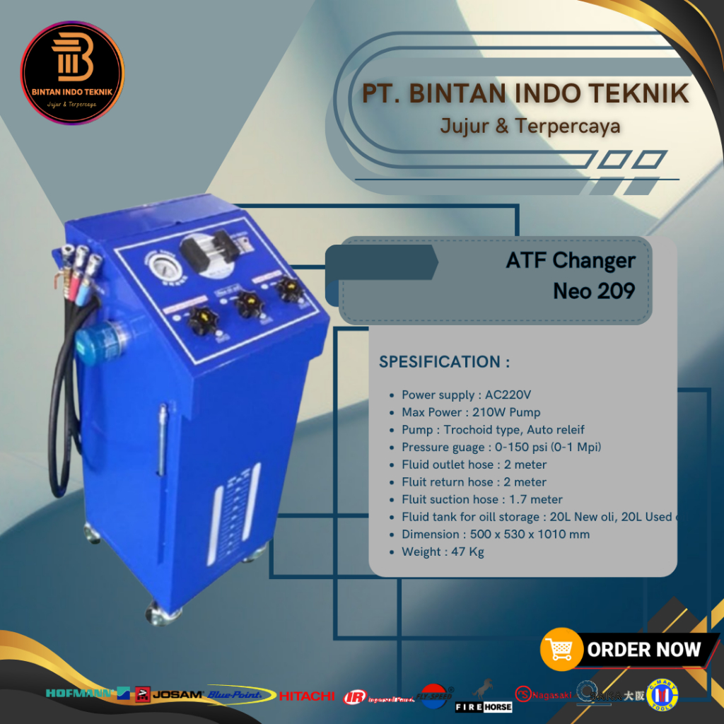 Neo 209 ATF Changer Flushing Oli Transmisi Matic