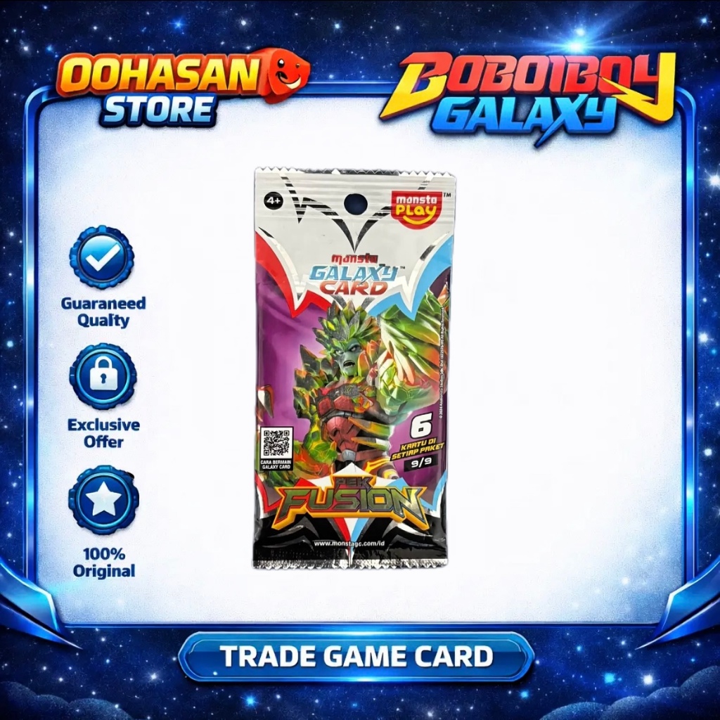 Monsta Galaxy Card Boboiboy Pek Fusion 9/9