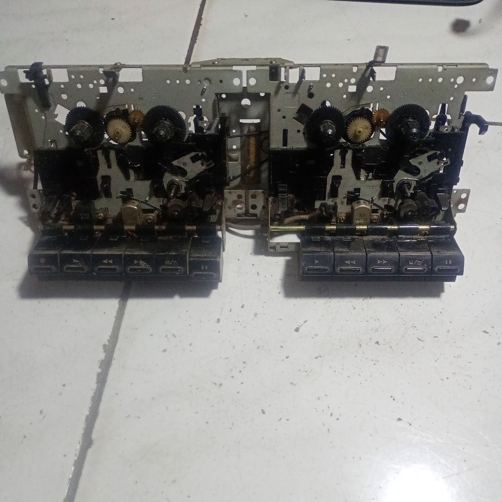 mekanik tape deck Polytron dobel aman normal siap pakai