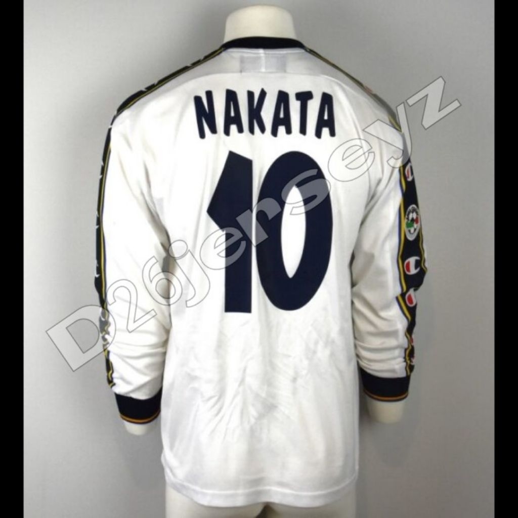 Jersey RETRO Parma Away Long sleeve Longsleeve Lengan Panjang 2002 / 2003 + Cetak nama nomor Nameset