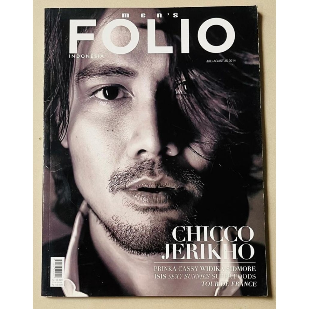 Majalah Men's Folio Juli 2014 : Cover Chicco Jerikho