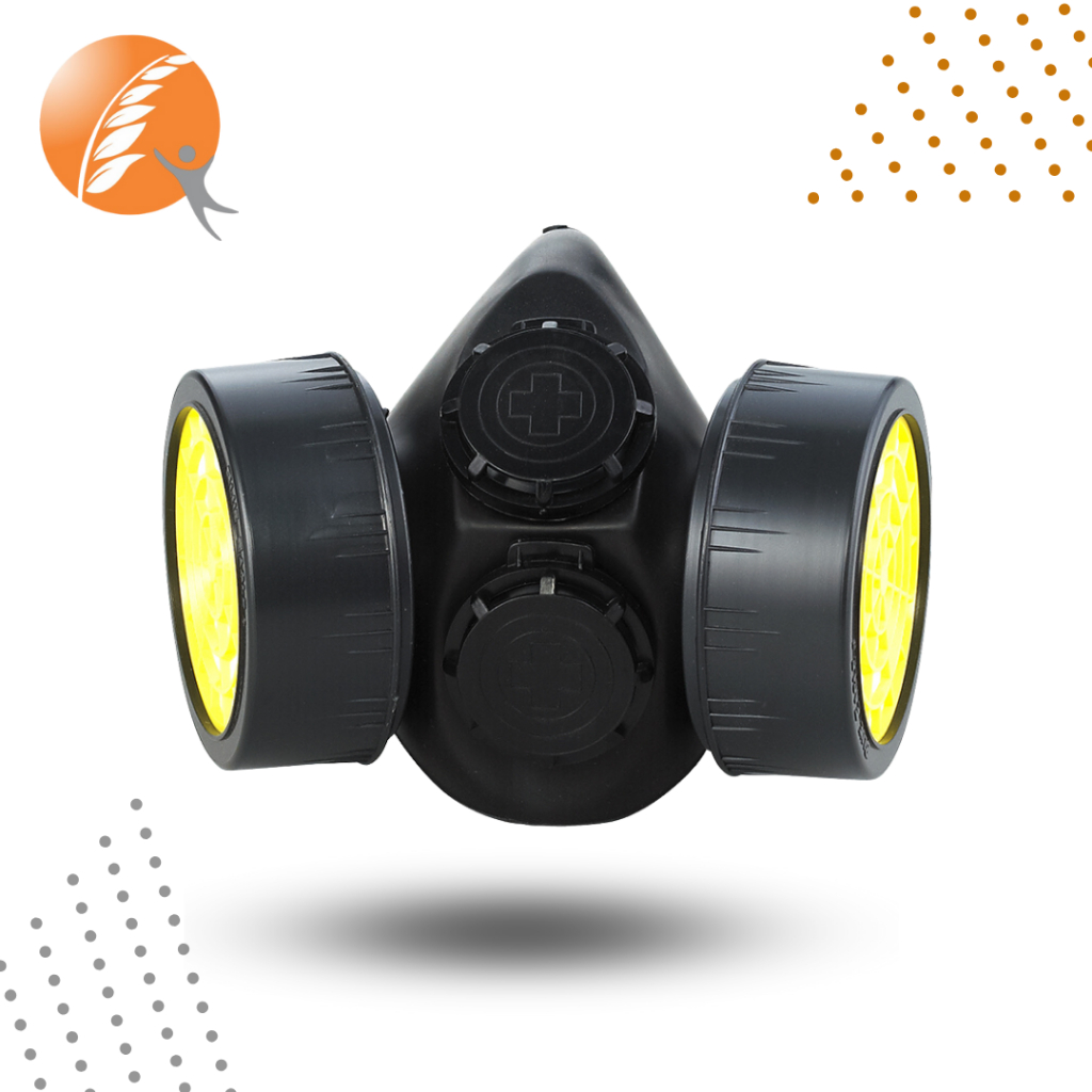 Masker Chemical Respirator Double NP306 Blue Eagle Original - Masker Cat Semprot Double Filter