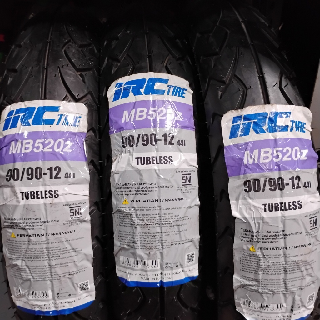 Ban Tubeless IRC MB520z 90/90-12 | Ban Motor Ring 12
