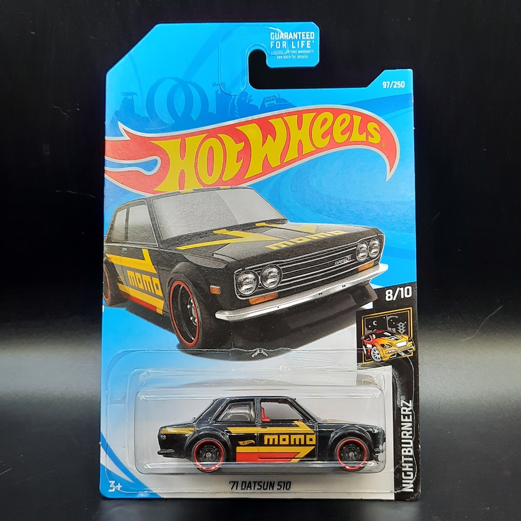 Hot Wheels 71 Datsun 510 Kmart Hitam Momo