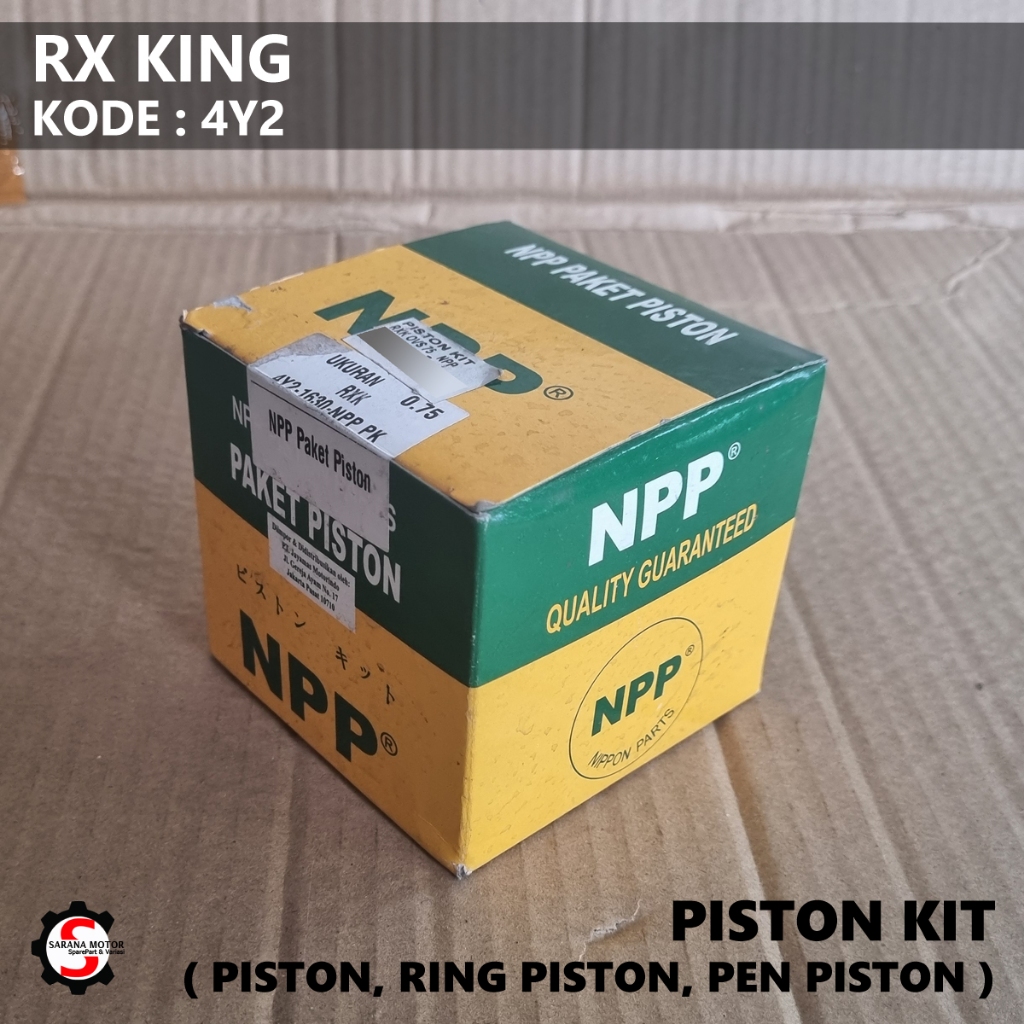 Piston Kit YAMAHA RX King RXK RXKing NPP Piston Lengkap Piston Komplit ( kode part 4Y2 )