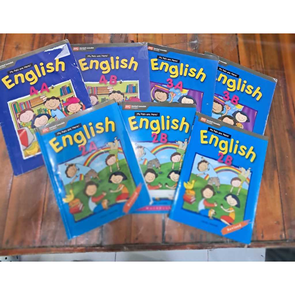 Buku My Pals are Here English 2B, 3A, 3B, 4A, 4B, Textbook, Workbook, Judy Ling, Anne Smith, Lim Geo