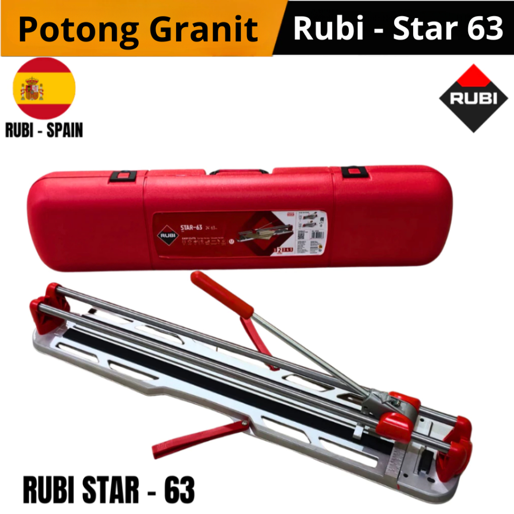 Potong keramik granit Rubi star 63 STAR PLATINIUM / Pemotong Granit Rubi Spanyol
