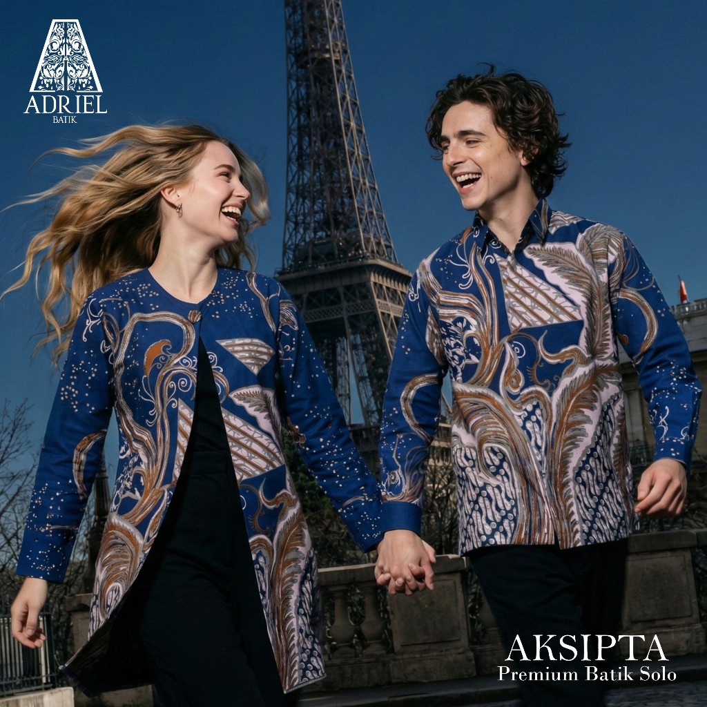 AKSIPTA BATIK TULIS PREMIUM (Kemeja PRIA / Outer WANITA) - Kemeja Batik Premium Solo Lengan Panjang 