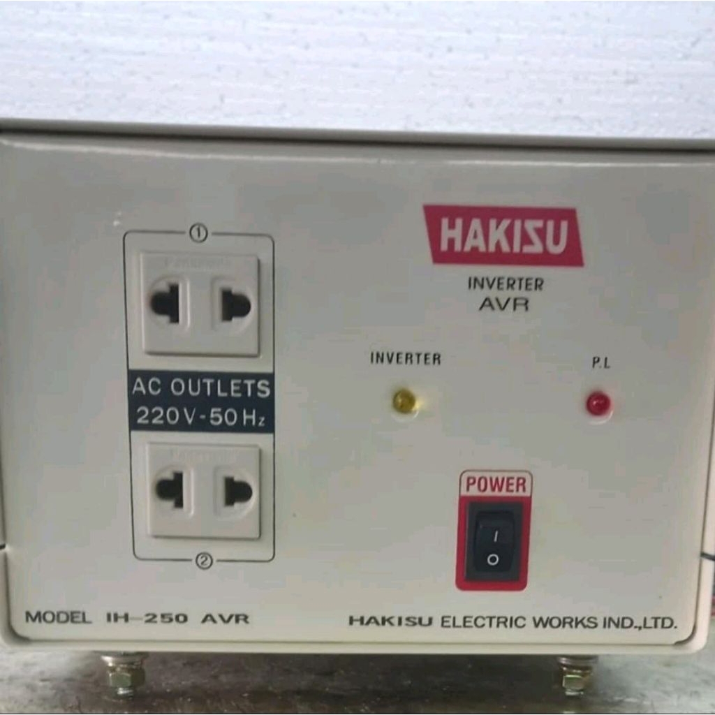 HAKISU POWER INVERTER IH 250 B AVR 12V - AC 220V 50HZ