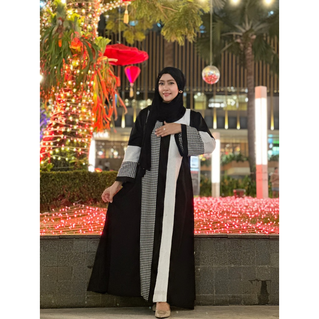 SHAHI ABAYA By MAZAYA EXCLUSIVE Abaya Mewah Dan elegan // Abaya Motif Kombinasi Woll Premium // Abay