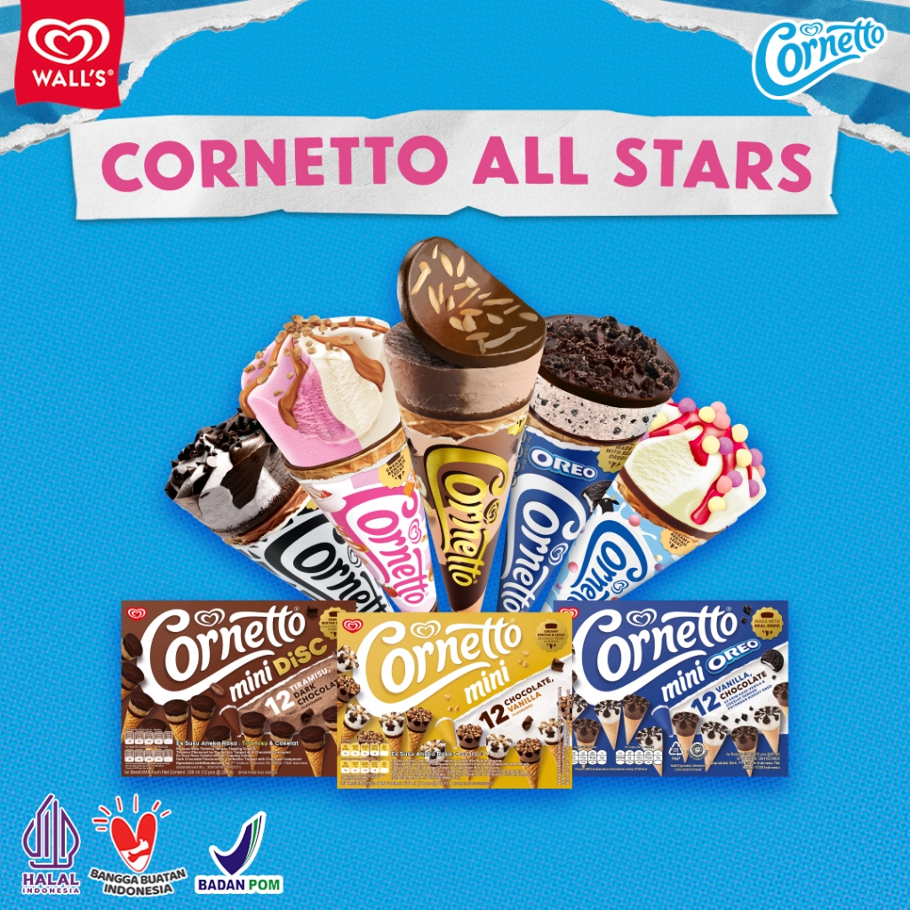 Cornetto All Star - Es Krim / Ice Cream Wall's