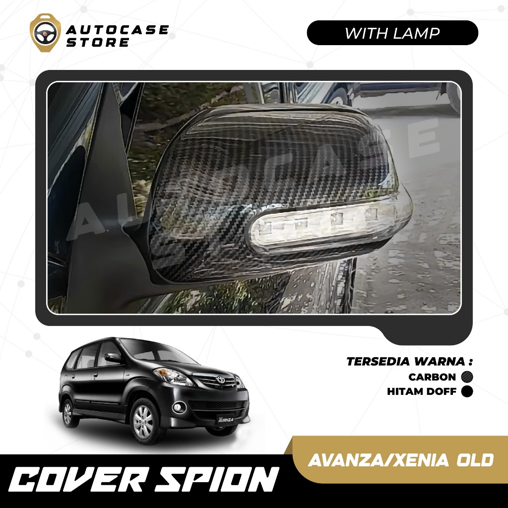 COVER SPION + LAMPU AVANZA/XENIA OLD AKSESORIS MOBIL PNP