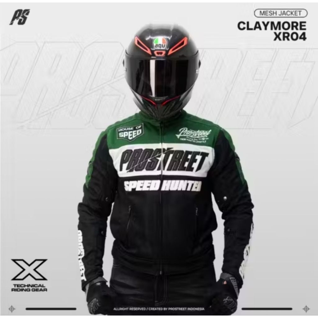 Jaket Motor Mesh Prostreet Claymore XR04 - Size L