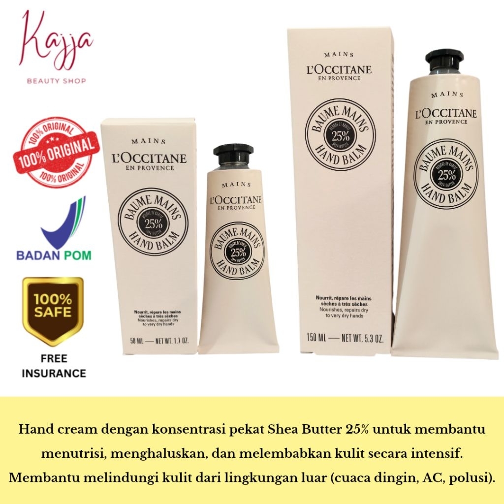 Loccitane Shea Butter Intensive Hand Balm 50ml / Loccitane Shea Butter Intensive Hand Balm 150ml