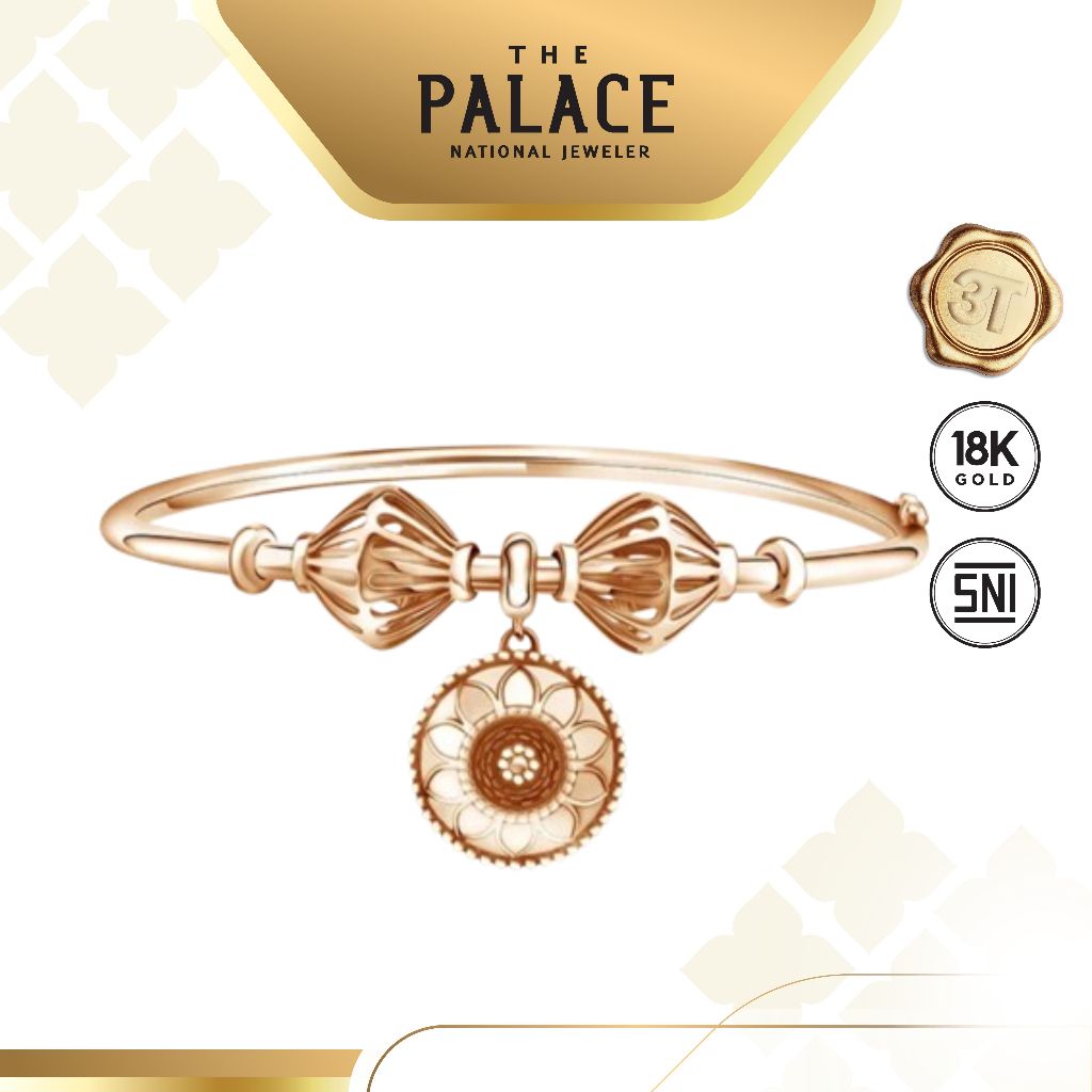 The Palace Bangle Nusantara Gelang Emas Tara Renda /gelang wanita