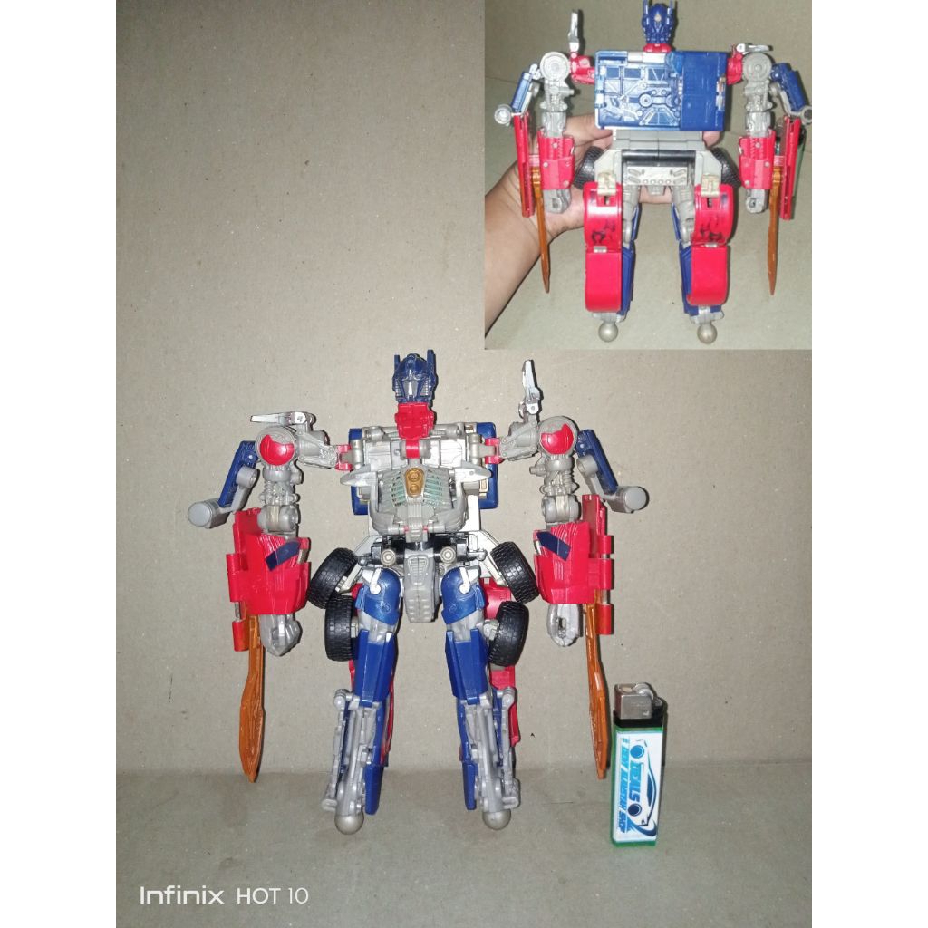 transformers optimus prime junk original tomy leader class