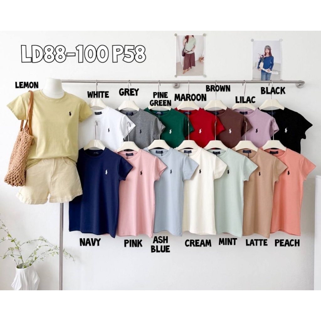 MIKIEE_MINIEE Giants Kaos Basic Polo / Tshirt wanita basic  Polo BKK