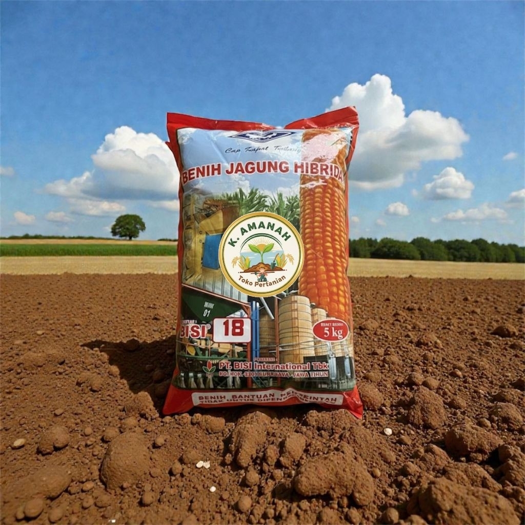 Benih jagung hibrida BISI 18 kemasan 5kg original